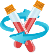 遠心分離機により血小板が分離